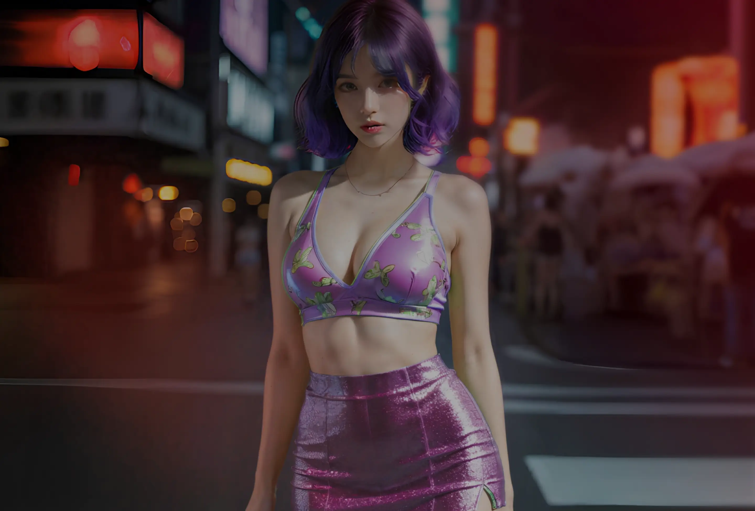 Stunning transformation with AI-fitted designer clothing