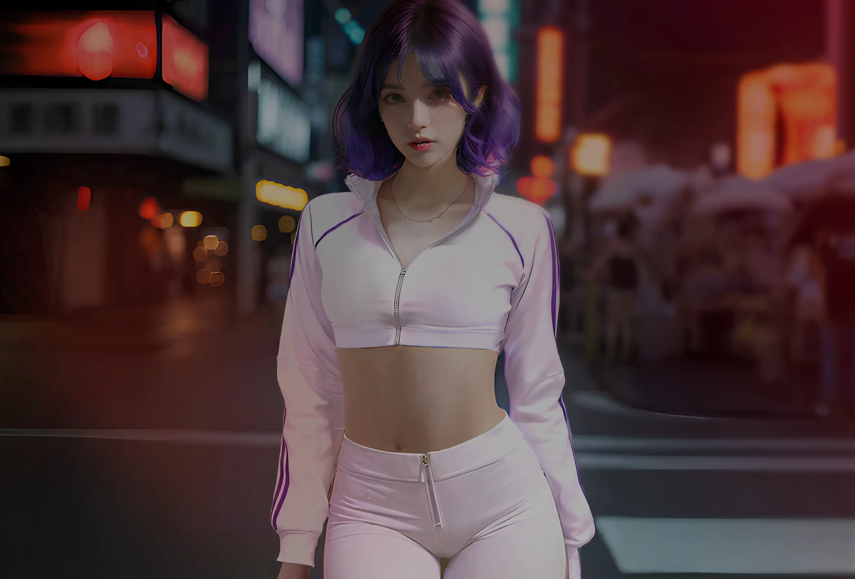 Fashion model in casual outfit ready for virtual styling
